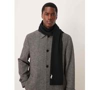 Polo Ralph Lauren - Icon - Sciarpa in cotone nero e crema in coordinato One Size