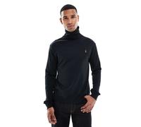 Polo Ralph Lauren - Icon - T-shirt a maniche lunghe nera con collo alto in jersey di cotone pima con logo-Nero S
