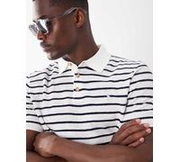 Polo Ralph Lauren - Icon - T-shirt bianca e blu a righe con logo-Bianco M