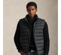 Polo Ralph Lauren - Icon - Gilet imbottito nero leggero isolante con logo 2XL