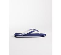 Polo Ralph Lauren - Infradito blu navy e bianche con logo-Bianco 42