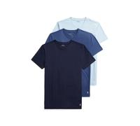 T-shirt Ralph Lauren Slim Fit manica corta blu navy azzurro (3 unità) - S