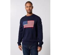 Polo Ralph Lauren - Ls Cn Flag-Long Sleeve-Pullover Blu - Abbigliamento M Blu