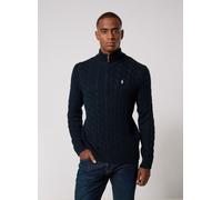 Ralph Lauren - Maglione con zip e collo alto - - Sweatshirts & Hoodies - Uomo - Blu - XL