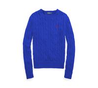 Polo Ralph Lauren Maglia a girocollo in cotone a trecce XS Blu Royal rugby