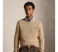 Ralph Lauren - Maglione Girocollo in Cotone - - Knitwear - Uomo - Beige - L