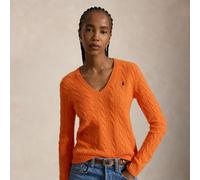Polo Ralph Lauren Maglia a trecce in lana e cashmere M Orange