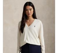 Polo Ralph Lauren, ,Knitwear ,Donna ,Beige ,L Maglieria Scollo a V