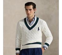 Polo Ralph Lauren Maglia cricket per arbitro Wimbledon L White