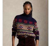 Polo Ralph Lauren Maglia dolcevita in lana e cashmere L Blue