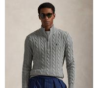 Polo Ralph Lauren - Pull torsadé en coton 710810841 Grigio - Abbigliamento L Grigio