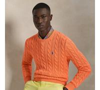 Polo Ralph Lauren Maglia in cotone a trecce XS Orange