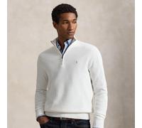 Polo Ralph Lauren Maglia in piqué di cotone con cerniera S White