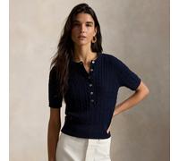 Polo Ralph Lauren Maglia serafino a trecce sottili M Blue