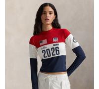 Polo Ralph Lauren Maglia Team USA in jersey stretch XXS Red