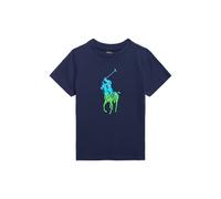Polo Ralph Lauren Maglietta Big Pony ombré in cotone 6 YRS Blu navy crociera