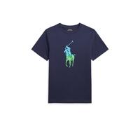 Polo Ralph Lauren Maglietta Big Pony ombré in cotone M Blu navy crociera