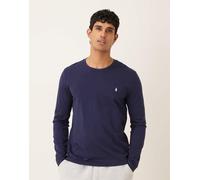 Polo Ralph Lauren - Maglietta da casa a maniche lunghe in jersey di cotone blu navy L