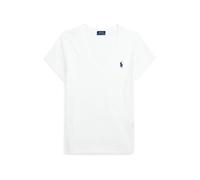 Polo Ralph Lauren - T-shirt col en V en jersey Bianco - Abbigliamento - Taglia XXL XXL Bianco