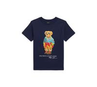 Polo Ralph Lauren Maglietta Polo Bear in jersey 3 YRS Blu navy crociera/Orsetto