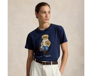 Polo Ralph Lauren Maglietta Winter Polo Bear in cotone XL Blue