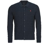 Polo Ralph Lauren Maglione GILET EN MAILLE TORSADEE in Marine EU L