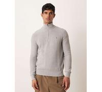 Polo Ralph Lauren - Maglione grigio con zip e logo L
