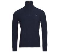 Polo Ralph Lauren Maglione PULL 1/2 ZIP EN LAINE MELANGE in Marine EU L