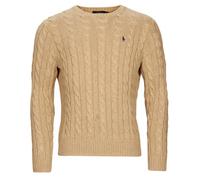 Polo Ralph Lauren Maglione PULL COL ROND EN MAILLE TORSADEE in Beige EU M