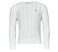 Polo Ralph Lauren Maglione PULL COL ROND EN MAILLE TORSADEE in Bianco EU S