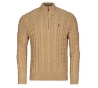 Polo Ralph Lauren Maglione PULL DEMI ZIP EN MAILLE TORSADEE in Beige EU XS