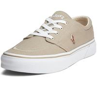 Polo Ralph Lauren Men's Faxon X Sneaker, Straw Khaki/Multi, 7.5 M US