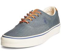 POLO RALPH LAUREN Men's Keaton Pony Sneaker, Denim Newport Navy, 42 EU