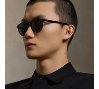 Polo Ralph Lauren Occhiali da sole rotondi a righe rugby TAGLIA UNICA Black