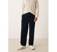 Polo Ralph Lauren - Pantaloni dritti color blu navy in velluto a coste M