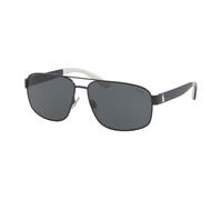 Polo Ralph Lauren Ph 3112 Occhiali Da Sole Uomo Blu Pilot Grigio 62mm