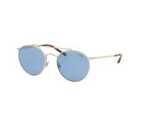 Polo Ralph Lauren Ph 3114 Occhiali Da Sole Uomo Oro Rotondo Blu 51mm