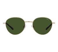 Polo Ralph Lauren Ph 3144 Occhiali Da Sole Uomo Oro Rotondo Grigio 51mm