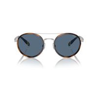 Polo Ralph Lauren Ph 3150 Occhiali Da Sole Uomo Avana Rotondo Blu 53mm