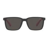 Polo Ralph Lauren Ph 4189u Occhiali Da Sole Uomo Nero Geometrico Grigio 55mm