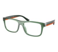 Polo Ralph Lauren Uomo PH2290U 6243 Montature da vista Iniettato Verde Trasparente Squadrata Normale