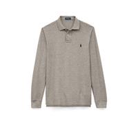 Polo Ralph Lauren Polo a maniche lunghe Custom Slim-Fit XS Canterbury mélange