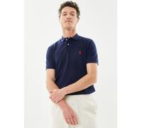 Polo Ralph Lauren - Polo coupe ajustée en piqué 710666998 Blu - Abbigliamento XS Blu