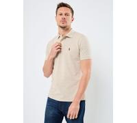 Polo Ralph Lauren - Polo coupe ajustée en piqué 710680784 Beige - Abbigliamento S Beige