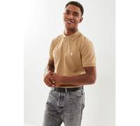 Polo Ralph Lauren - Polo coupe ajustée en piqué 710680784 Beige - Abbigliamento XS Beige