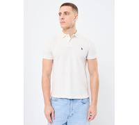 Polo Ralph Lauren - Polo coupe ajustée en piqué 710680784 Bianco - Abbigliamento XS Bianco