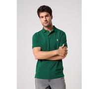 Polo Ralph Lauren - Polo Coupe Ajustée En Piqué 710680784 Verde - Abbigliamento L Verde