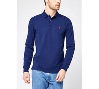 Polo Ralph Lauren - Polo coupe ajustée en piqué 710680790 Blu - Abbigliamento M Blu