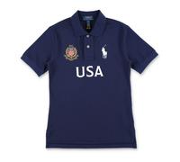 Polo Ralph Lauren - Polo in Cotone a Maglia Big Pony - - Tops - Uomo - Blu - S