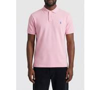POLO RALPH LAUREN Polo in cotone con logo Pony XL Rosa